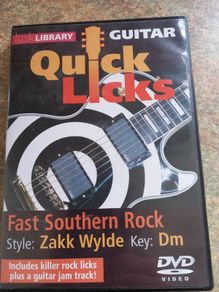 Lick Library Zack Wylde Quick Licks DVD