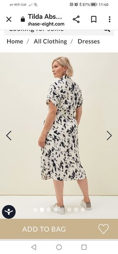 Phase Eight Tilda dress white lilac 14