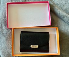 Kate Spade Pebble Leather Black Wallet