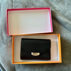 Kate Spade Pebble Leather Black Wallet