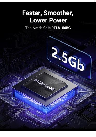 USB Ethernet Adapter, 2.5Gbps High-Speed Network Adapter for Gaming, USB 3.2 Gen 1 RJ45 Gigabit LAN Adaptor, Compatible with PC, Laptop, Router, Surface Pro, Steam Deck