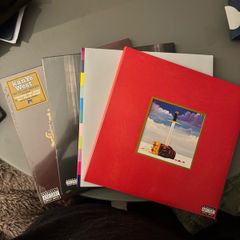 Kanye West vinyl collection - College Dropout - Late registration - 808s and Heartbreak - My Beautiful Dark Twisted Fantasy