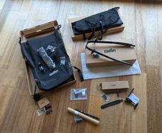 Tailfin AeroPack Bikepacking Setup Complete Bundle including a 22l pannier bag