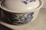 Blue Willow lidded casserole Dish  Blue willow china Willow Ware Blue Willow Pantry Collection Heritage