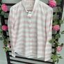 shirt bnwt Gap 100% cotton pink & white striped shirt size medium Image 8