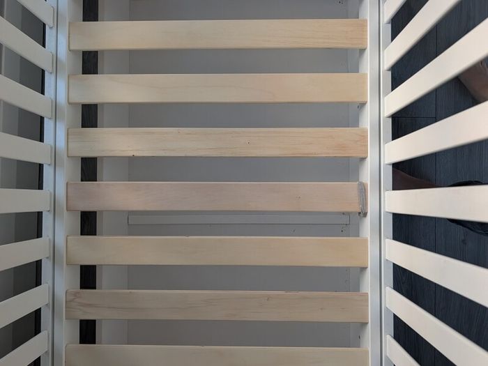 white oslo cot bed