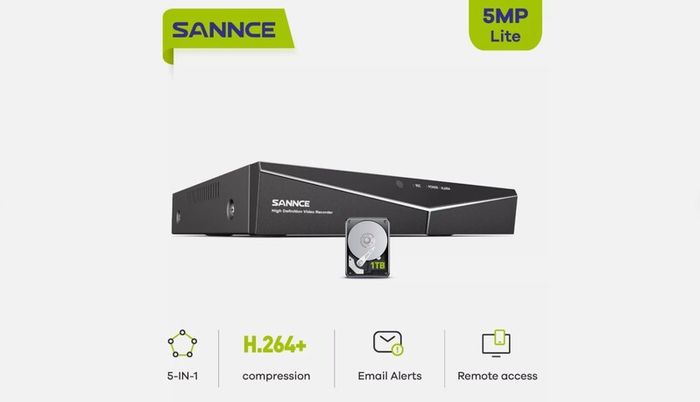 CCTV Complete System 4 Pcs Cameras and 1TB / 2TB  Hard Drive Installed