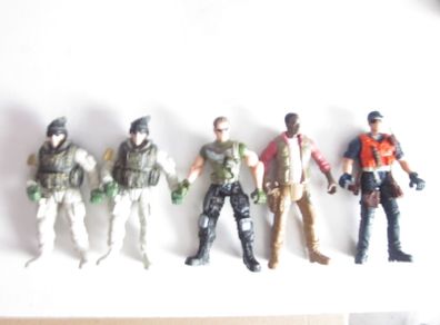 Chap Mei Action Figures X5