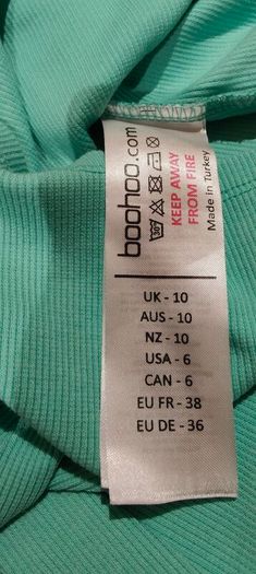 Boohoo Green Dress