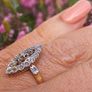 Antique Art Deco Marquise Diamond Ring 18ct Gold Image 4