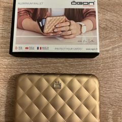 Brand New Ogon Rose Gold Aluminium Card Holder