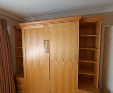 wardrobe foldout bed