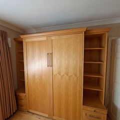 wardrobe foldout bed