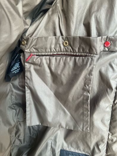 DUVETICA Muted Green Quilted Down Puffer Jacket / IT 42