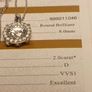 High quality 2 Ct + 2Ct Moissanite Solitaire Ring and Pendant Set. Image 5