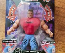 Wwe Chris Benoit Pump'n Flex Action Figure Rare Jakks Pacific 2004