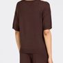 New Chocolate Brown Co-Ord Set: Size XS  Suit 8-10 Image 4