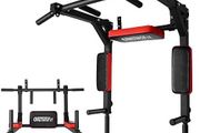 Multifunctional Wall Mounted Pull Up Bar/Chin Up bar, Dip Station for Indoor Home Gym Workout, Power Tower Set Training Equipment Fitness Dip Stand Supports to 440 Lbs