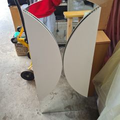 Vintage triptyque folding mirror