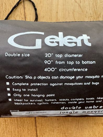 Gelert double mosquito net