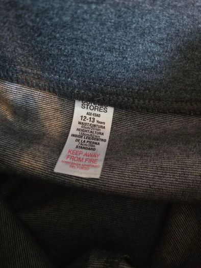girl's grey trousers school