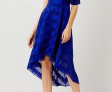 Coast Midi Dress Elspeth Blue - Size 6