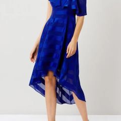 Coast Midi Dress Elspeth Blue - Size 6