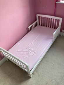 Child's bed with mattress