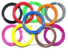 10 Pack x 10m ABS Filament 1.75mm For 3D Printer Printing Drawing Pen