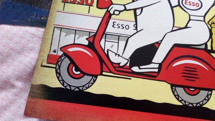 Esso classic car poster Castrol Wakefield oil large poster