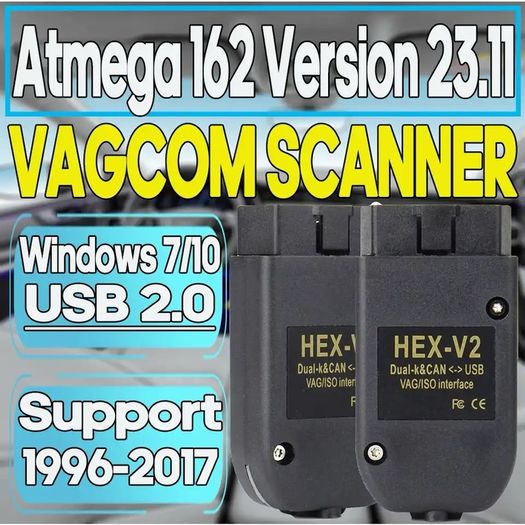 2024 Newest VCDS VAG COM 23.11 VAG HEX  Popular VAG Hex V2 FOR VW for AUDI Skoda Seat Vag Multilingual Upgradeable VAGCOM