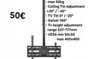 Tv Ceiling Tilt Swivel Adjustable TV Mount Bracket 37 - 75"