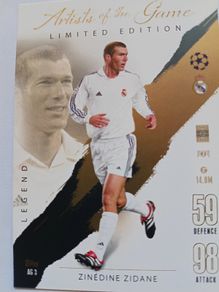 Football Legends & Stars Bundle  Zidane, Rafael Leao Limited Edition  Yaya Toure Legend Panini