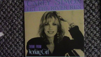 Carly Simon - Let The River Run / Carlotta's Heart 7" Single