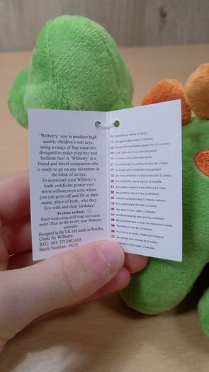 Wildberry Stegosaurs Plush Toy