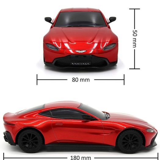 Aston Martin Vantage Officially Licensed Remote Control Car. 1:24 Scale Red MULTIPLE COLOURS AVAILABLE (FREE POSTAGE)