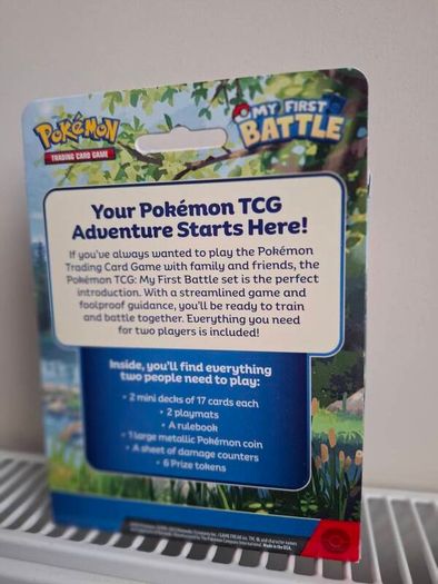 Pokemon My First Battle. Charmander & Squirtle. Sealed