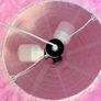 Pink feather ceiling light 60 cm Image 4