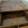 Dark Wood Bedside Table Image 2