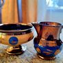 Vintage pitcher and salt bowl Image 2