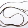Vintage 925 Sterling Silver box chain Necklace length 19" - 4,6g Image 10