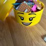 large lego and small lego heads with lego Image 2