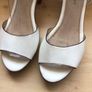 Heavenly Feet White Strappy High Heel sandals  Size 6 Image 3