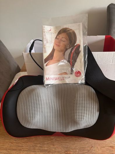 Shiatsu massage pillow neck/back massager