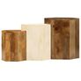Coffee Table Set 3 Pieces Solid Mango Wood Image 2