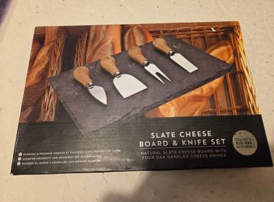 Cheese board and knife set