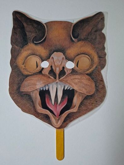 Halloween Hand Held Masks (Laminated)