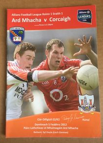 5th February 2012. GAA (Gaelic Football) Programme. Armagh V Cork. @ Athletic Ground in Armagh