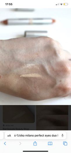 Kiko Milano perfect eyes duo highlighting pencil