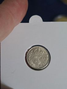 George V 1915 silver 3d